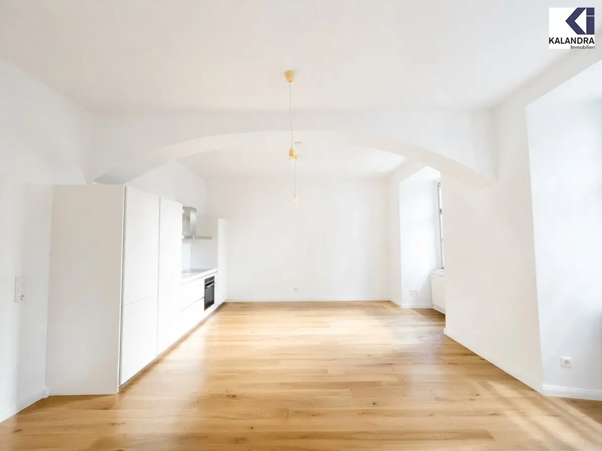 Completely renovated old building apartment in baroque house