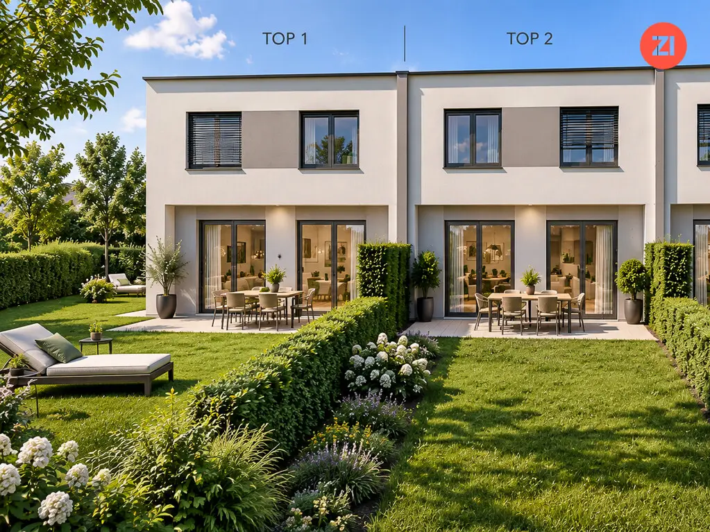 Modern home with large garden Familienwohnung