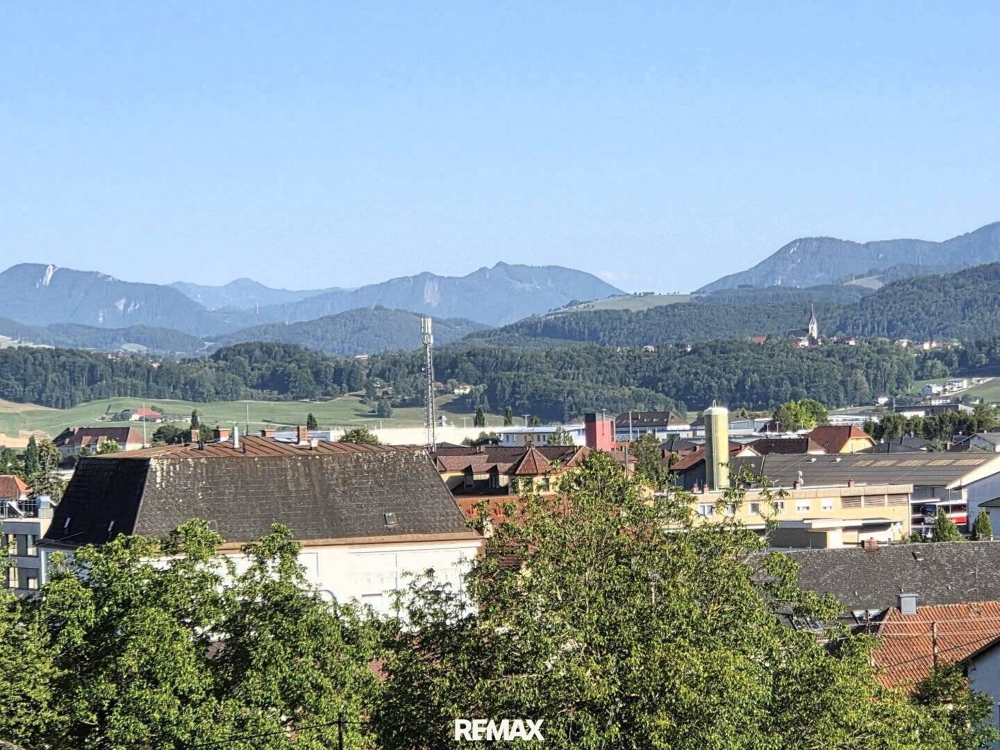 Aussicht vom Balkon