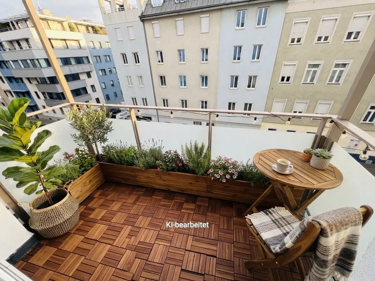 Charming 1-room apartment with balcony in 1100 Vienna, near subway, well maintained and modern
