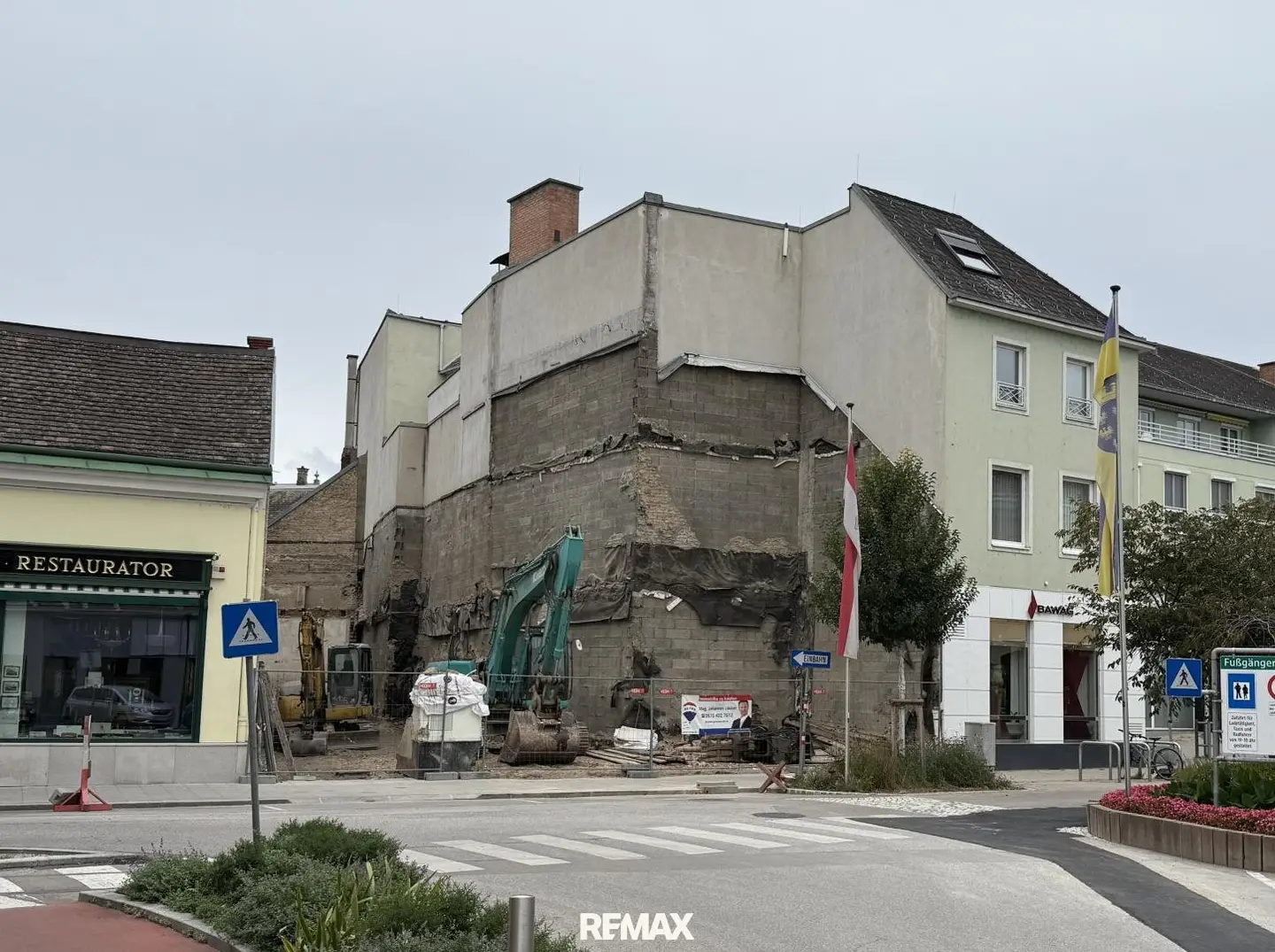 " Seltene Gelegenheit: Baugrundstück am Beginn der Fußgängerzone von Baden - ca. 450m² Bruttogeschoßfläche möglich "