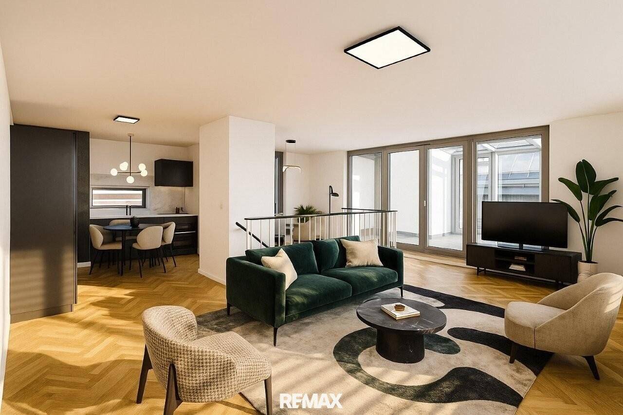 "Bisambergblick: Exklusives Dachgeschoss-Terrassen-Penthouse"