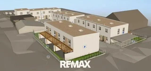 Building-permitted townhouse development near Tulln!