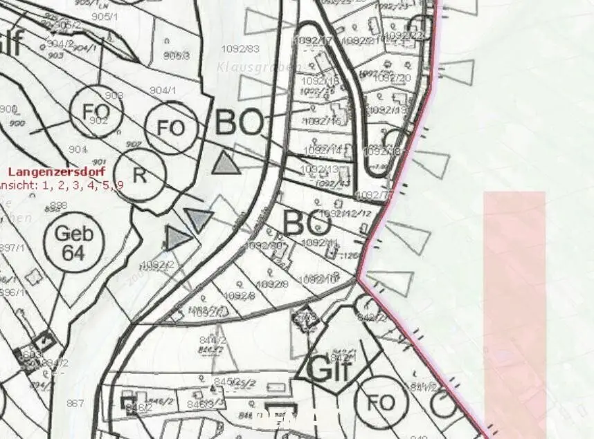 Building plot in green quiet location