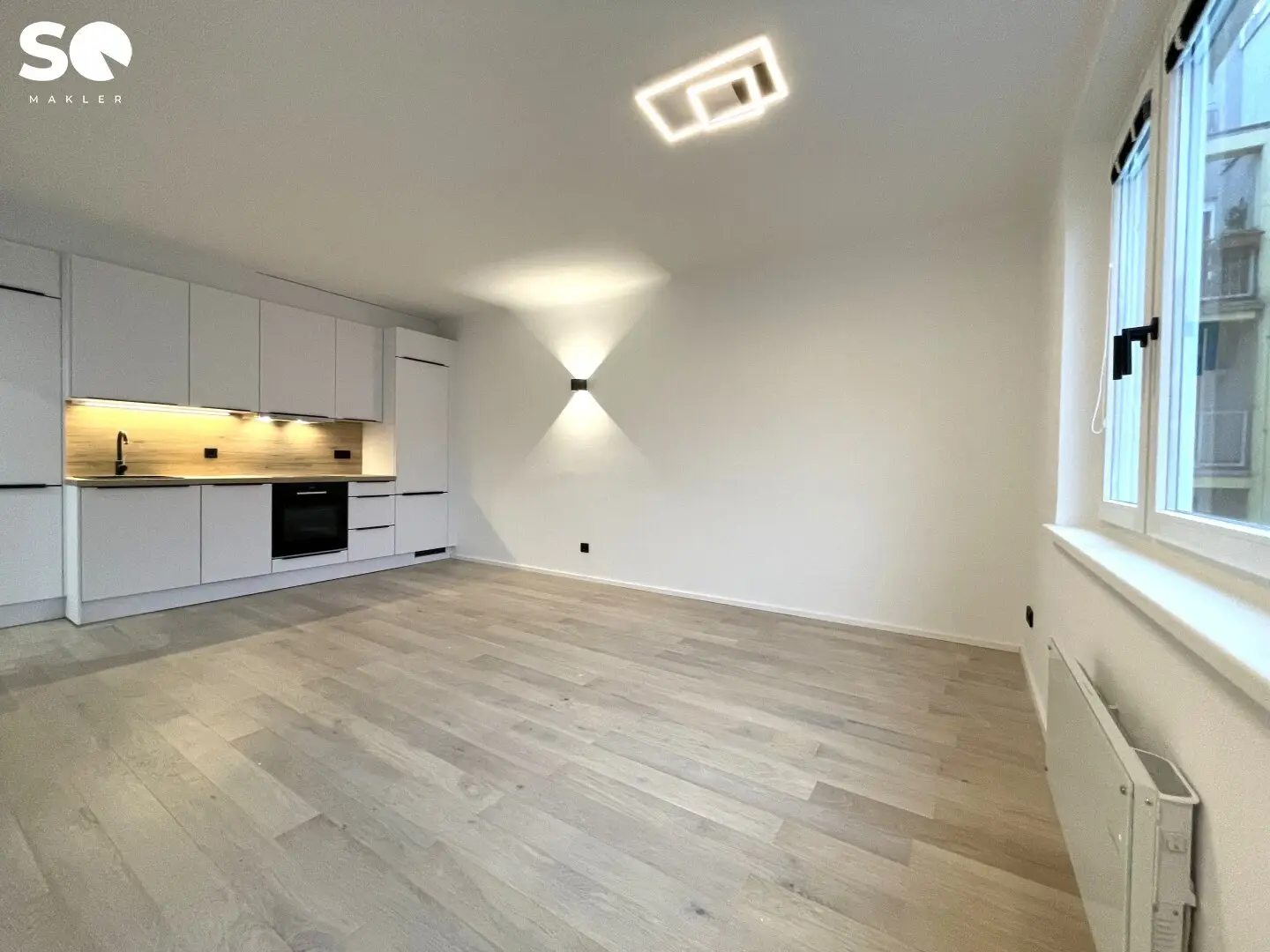 #SQ - NEUWERTIGE DESIGNERWOHNUNG mit TISCHLERKÜCHE + WASCHMASCHINE - NAHE SCHLOSSQUADRAT