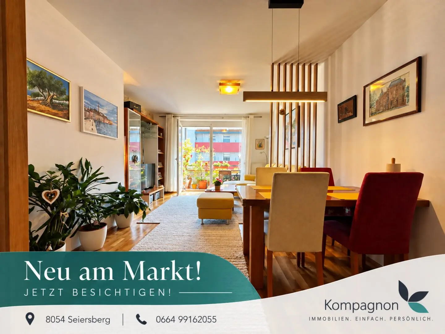 Modern living with large balcony and underground parking space in Seiersberg