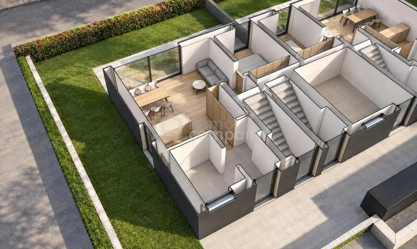 Modern 2-room garden apartment with terrace and parking spaces in Seewalchen am Attersee First occupancy