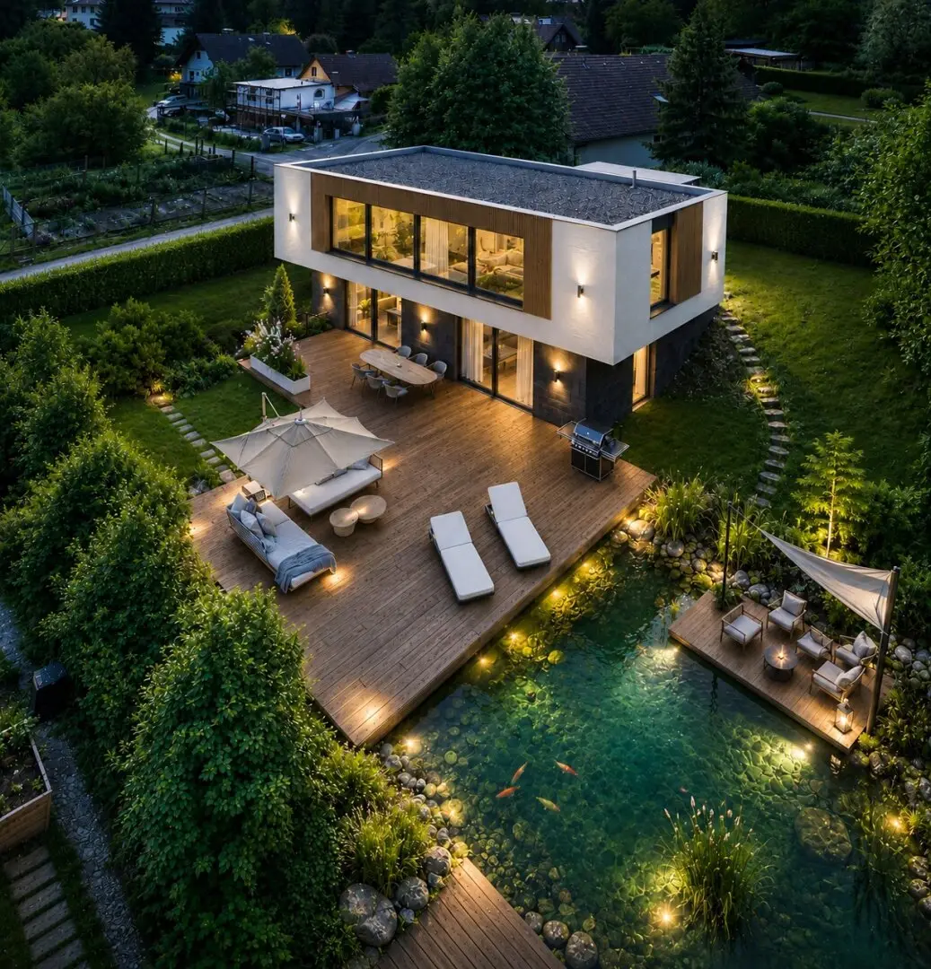 attractive building plot in absolute quiet location