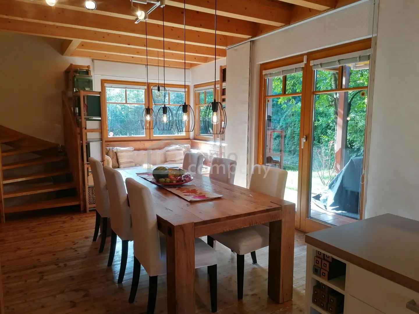 Modern eco prefabricated house with large plot, PV system, air heat pump &amp; idyllic garden in Markt Piesting