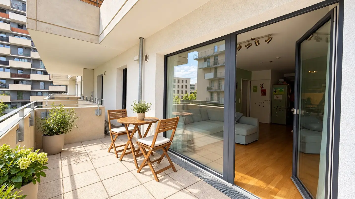 Seestadt Aspern: 3 rooms, 77 m², balcony and loggia, U2 in 6 minutes