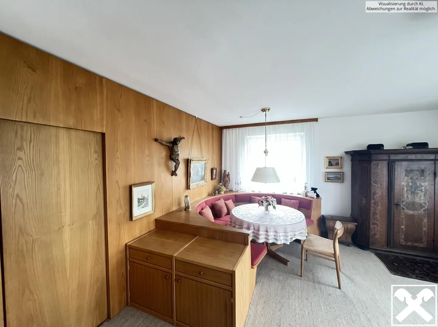 Bright Wohnung in Aigen with balcony and underground parking