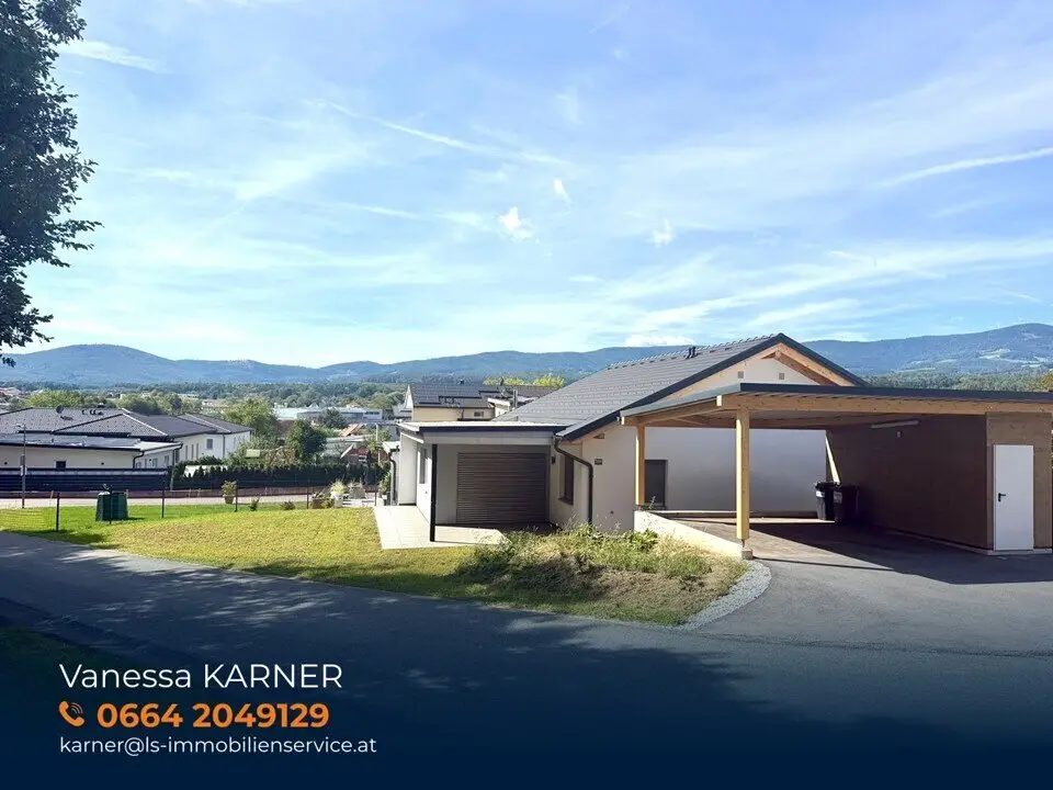 Like-new bungalow in Grafendorf, ready to move in, settlement edge location and good transport links