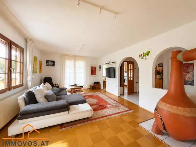 Investment apartment on private plot with garden and sauna