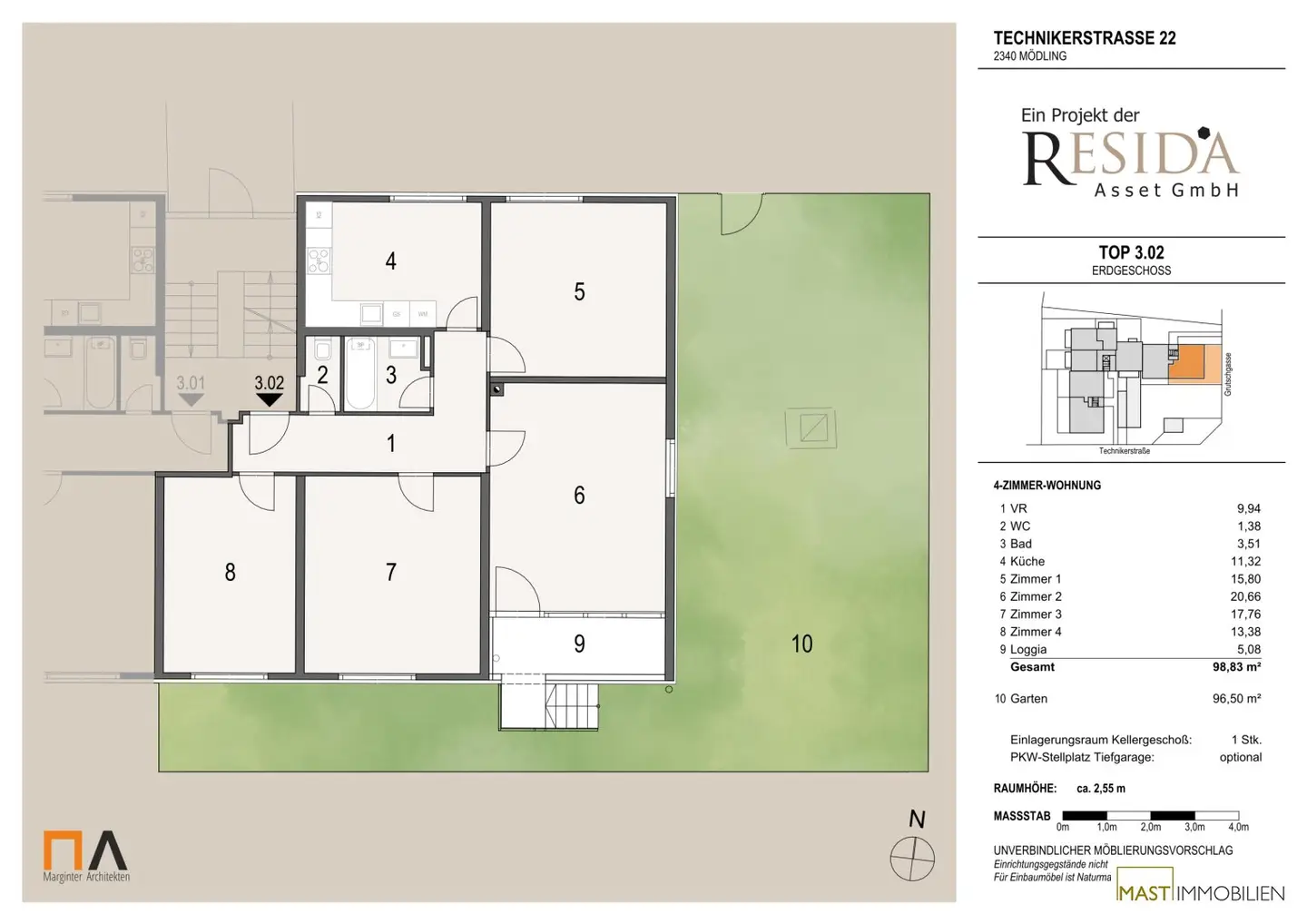 Technikum TwentyTwo - Unique Apartments near HTL Mödling