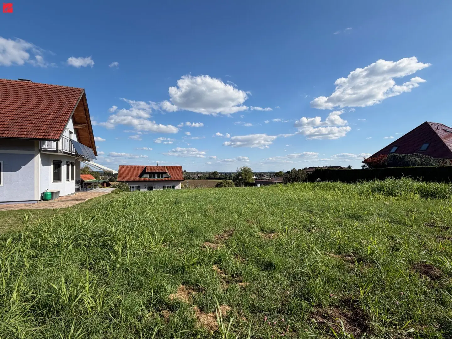 Ebenes Grundstück mit wunderschönem Ausblick