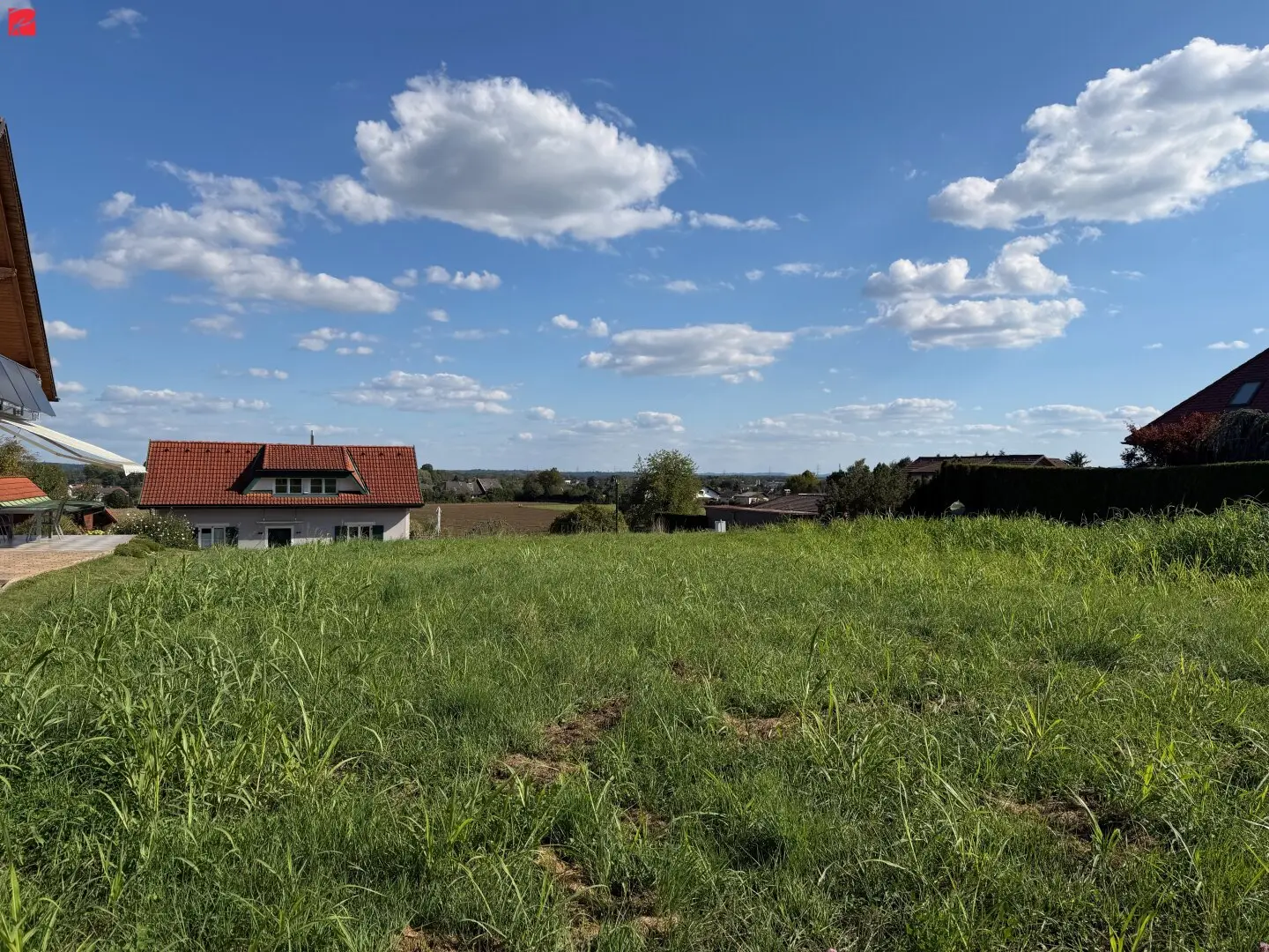 Ebenes Grundstück mit wunderschönem Ausblick