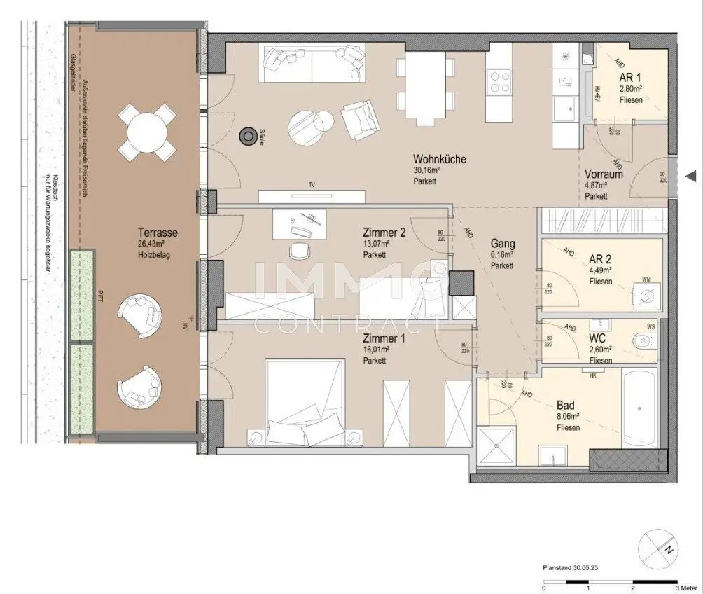 NEW: Direkt am Prater inkl. Rooftop Pool, Concierge, Gym, Sauna