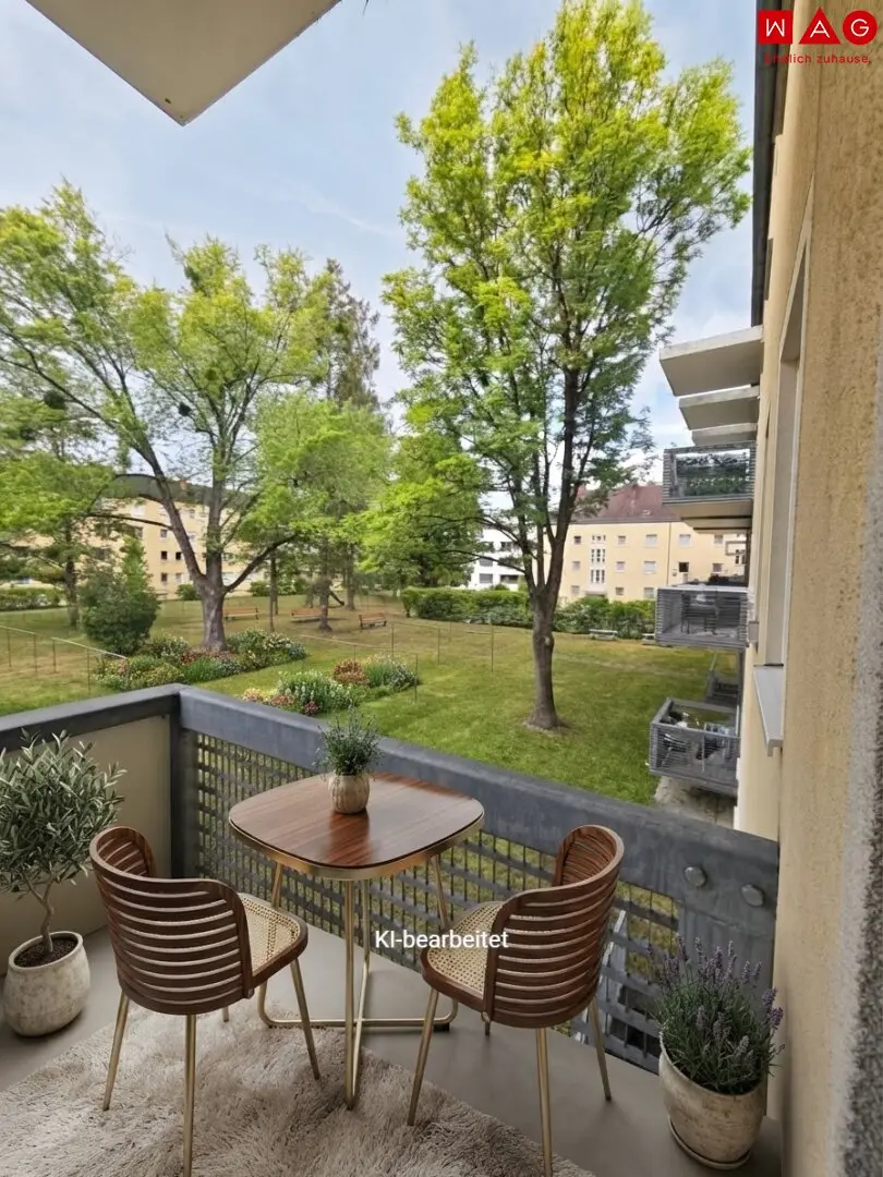 Available from 01.11.2026 – well laid-out 3-room apartment in Linz with balcony
