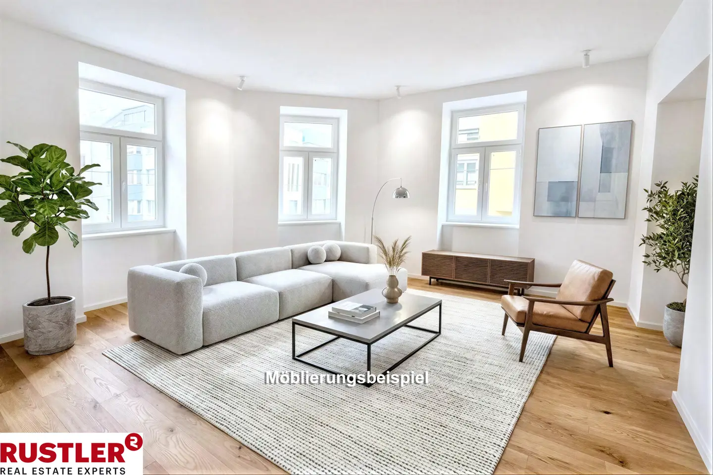 Dachgeschosswohnung mit Terrasse nahe Schubertpark