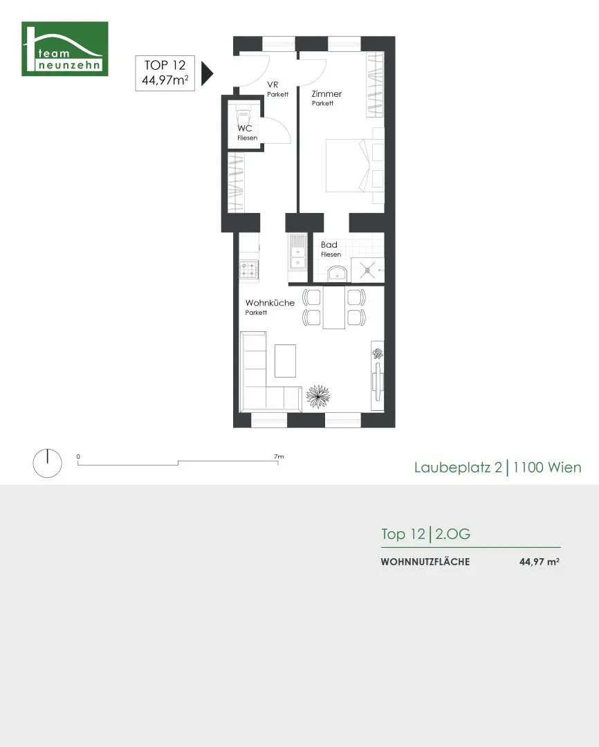 Altbaucharme in sehr guter Mikrolage - 2-Zimmer-Altbauwohnung - Nähe Hauptbahnhof &amp; Sonnwendviertel!