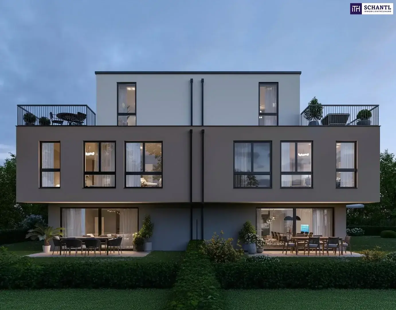 Modern first-occupancy house in 1210 Wien with garden, 2 terraces and parking space – 5 rooms