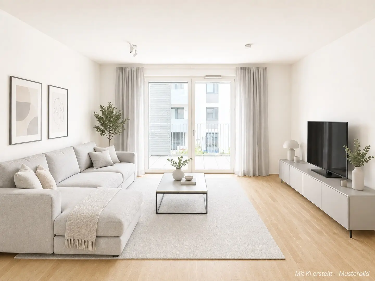 Erstbezug Wohnung mit Balkon und energieeffizient