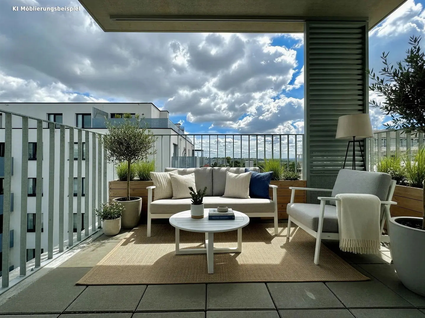 New apartment with balcony and good connections