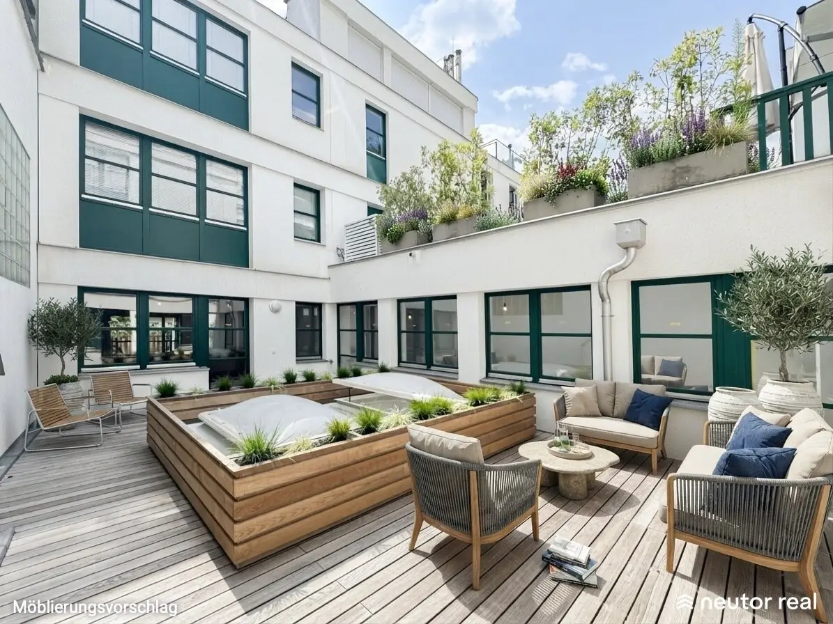 +++ GEOTHERMIE-PROJEKT - Exklusive 4-Zimmer-Wohnung in Sievering - Atrium, Loggia, Gemeinschaftsgarten +++