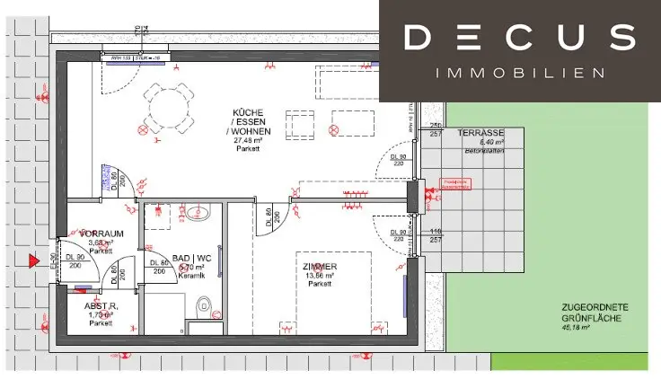 | 2-ZIMMER WOHNUNG | KEIN MAKLERHONORAR | IM SCHÖNEN ULMENHOF