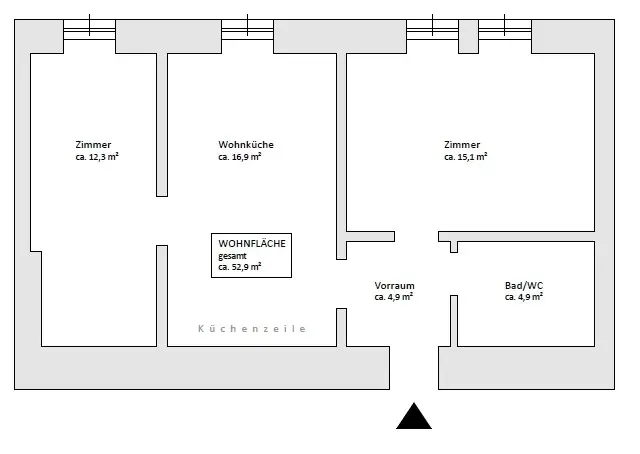 Helle Wohnung mit Aufzug in ruhiger Lage nahe FH