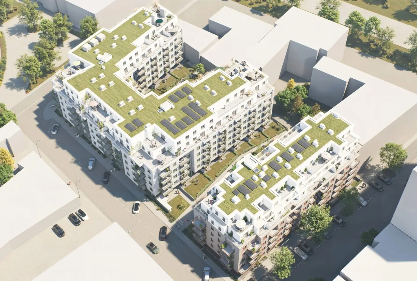 New build apartment near the Danube Canal with balcony