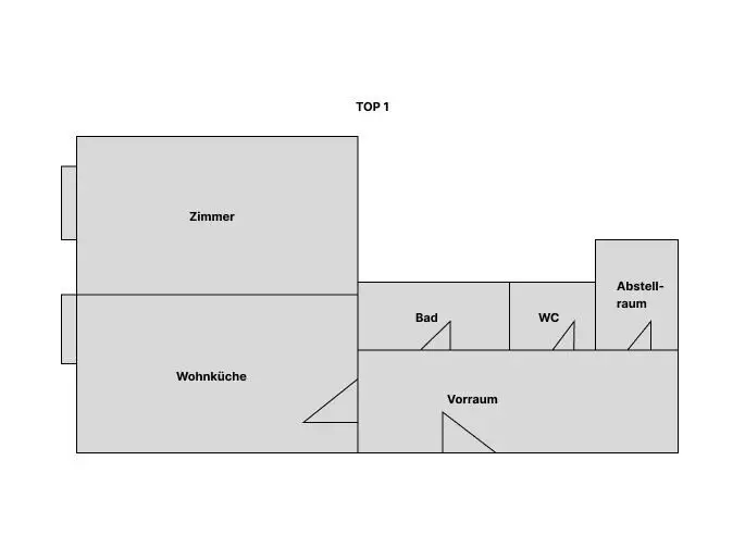 Ideal starter apartment with attractive entry price