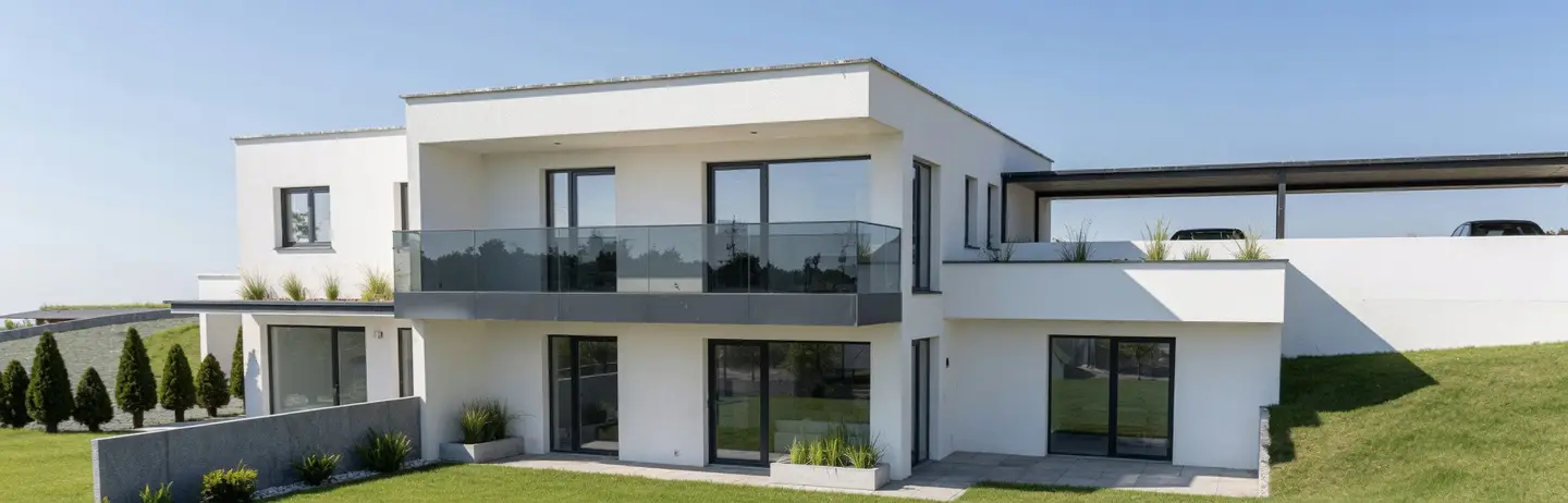 Maisonettewohnung mit Panoramablick und Garten