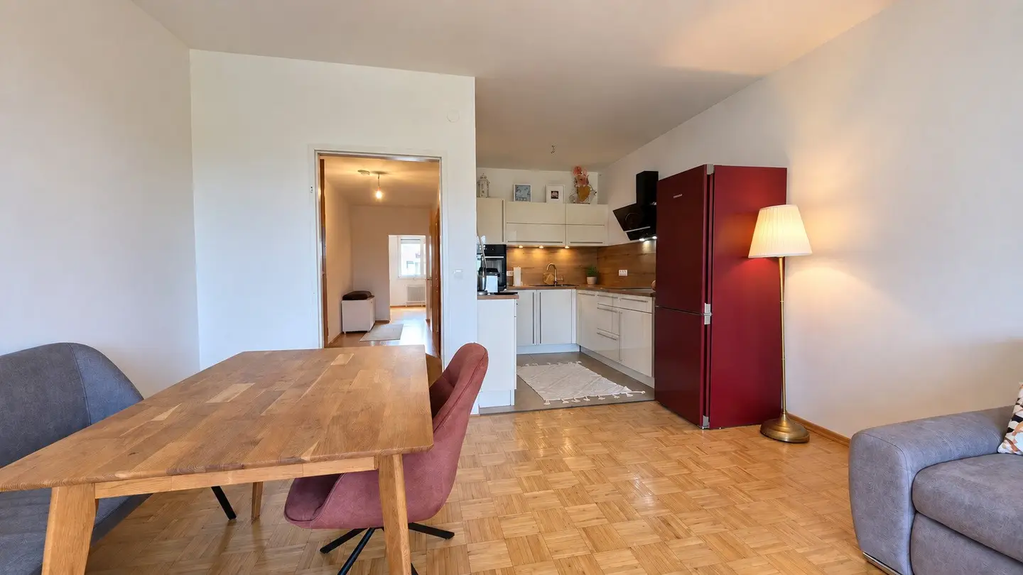 Urban living, living close to nature: 2-room apartment in Klagenfurt