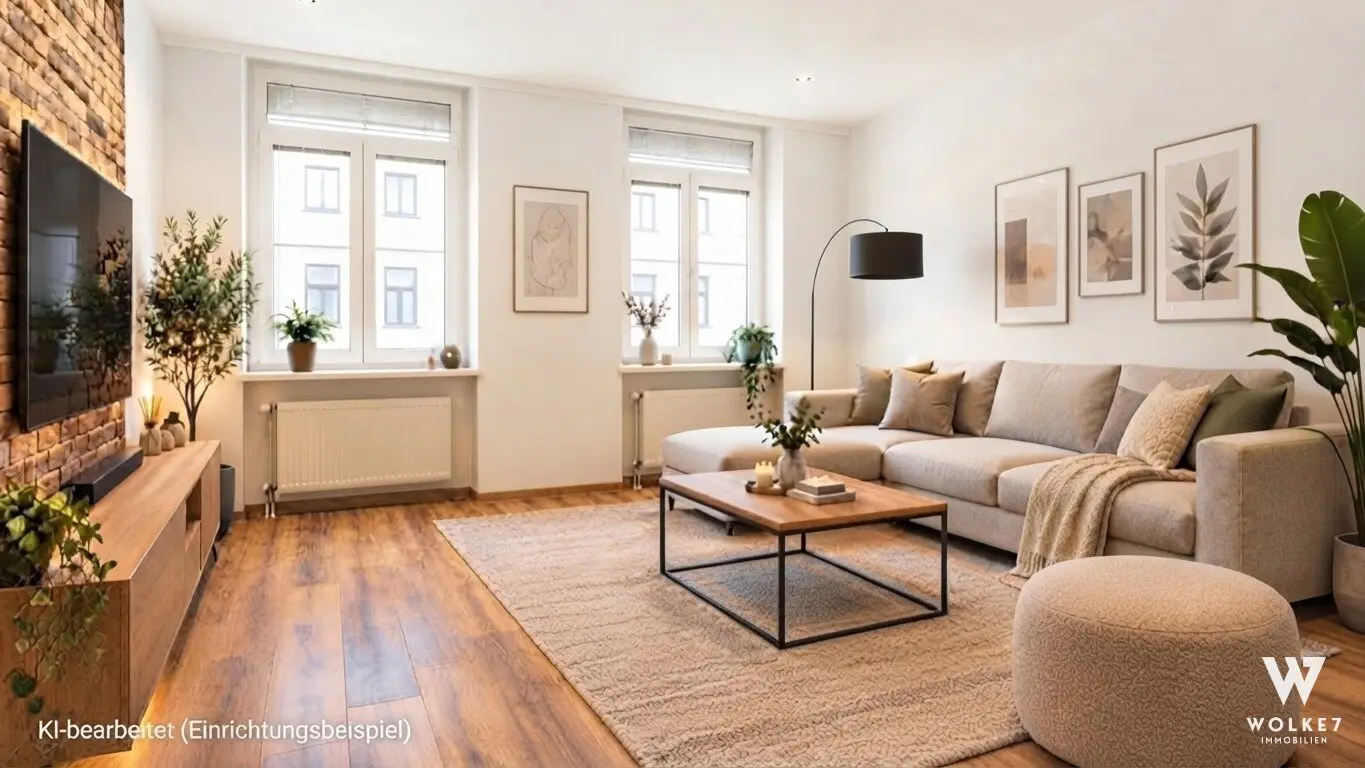 Bright 5-room apartment with plenty of design potential for family or shared flat