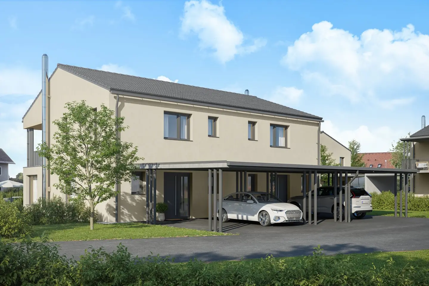 New semi-detached house with 300 m² private garden in quiet location - WE01