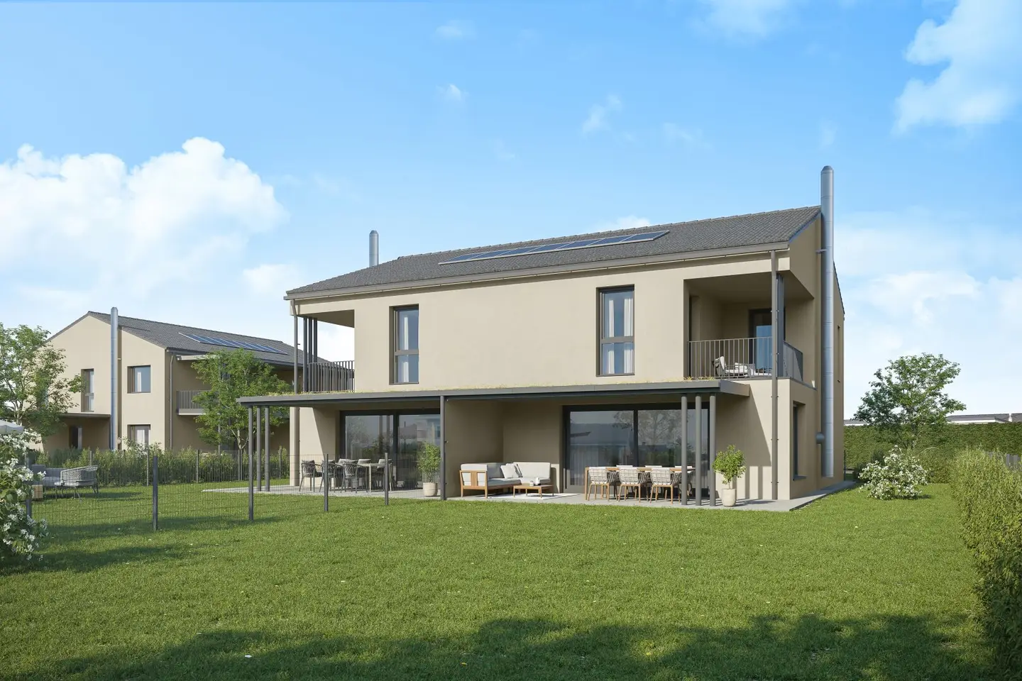 New semi-detached house with 300 m² private garden in quiet location - WE01
