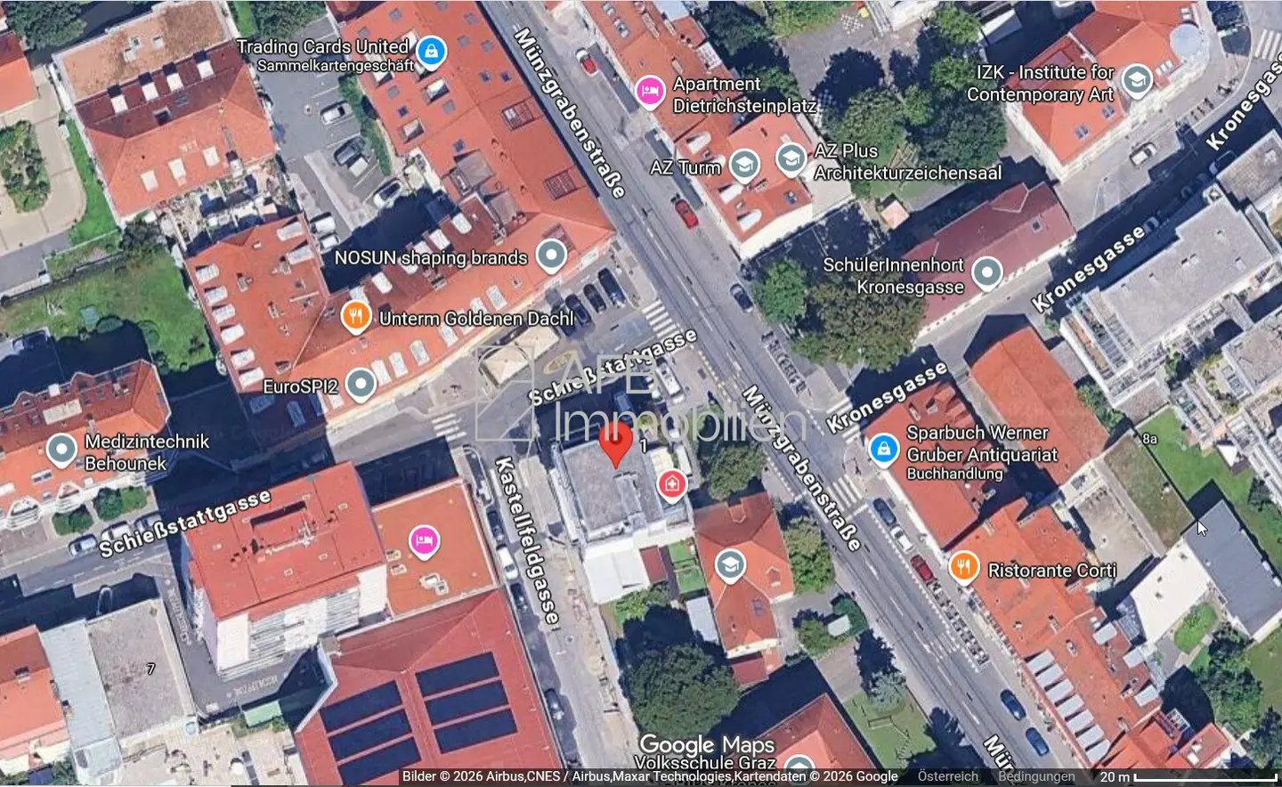 1-room apartment near Dietrichsteinplatz for rent