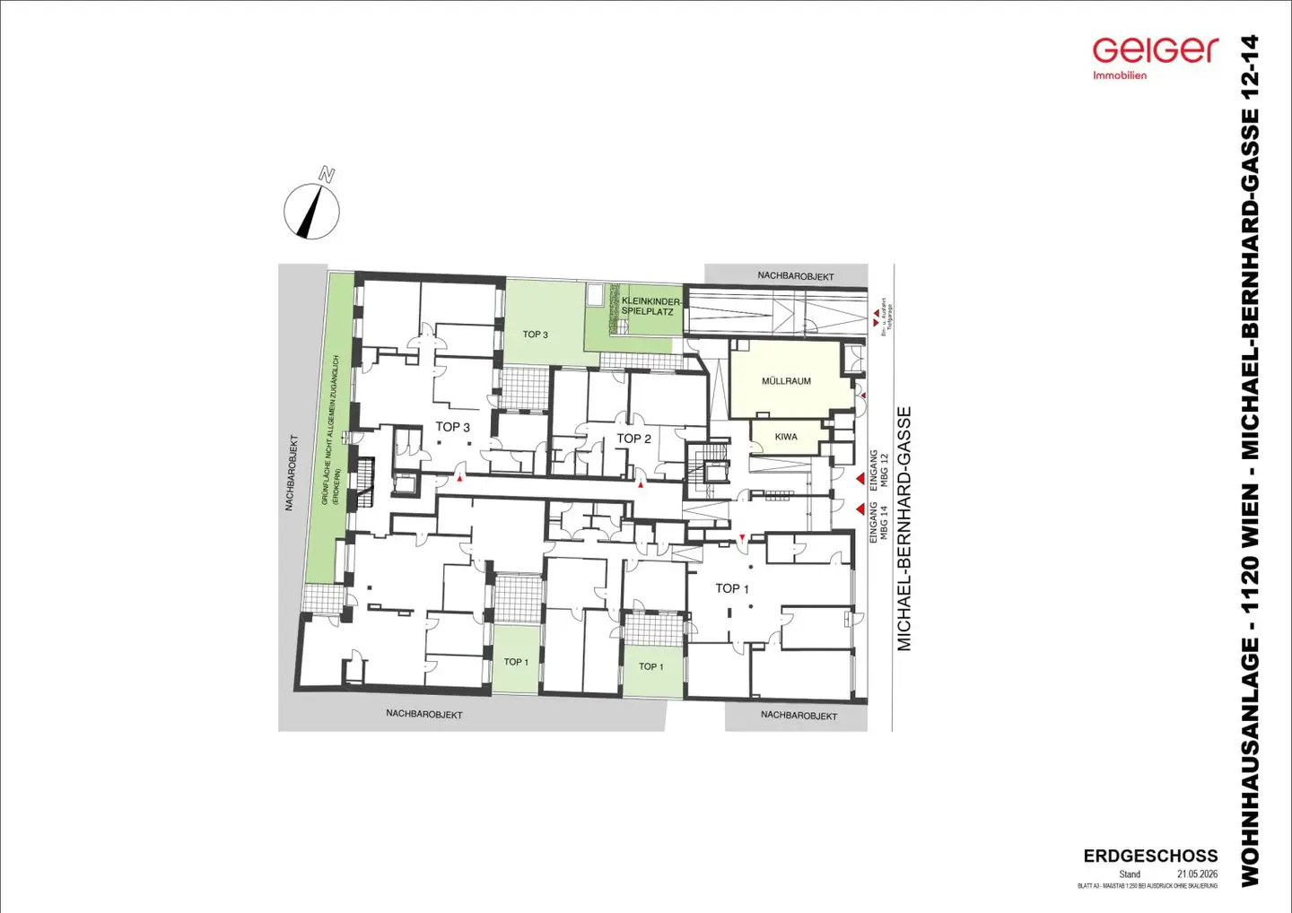 Spacious office property in attractive location with long-term rental guarantee
