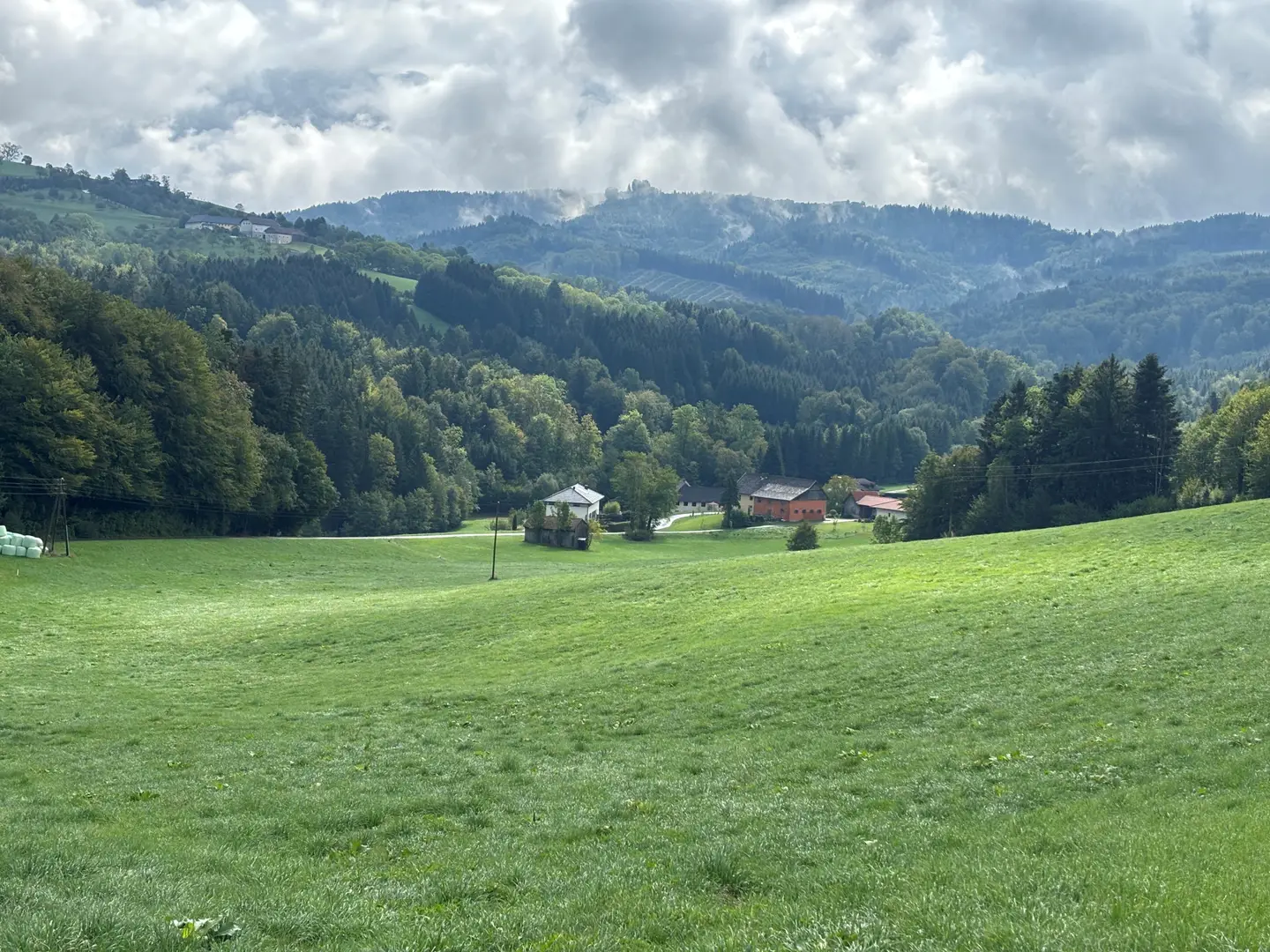 Weitläufige landwirtschaftliche Fläche in leichter Hanglage Wohnung