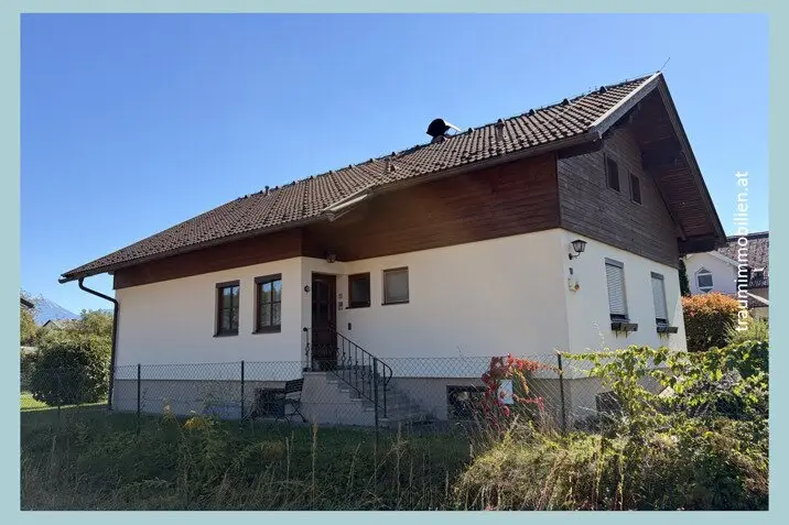 House in dreamlike surroundings