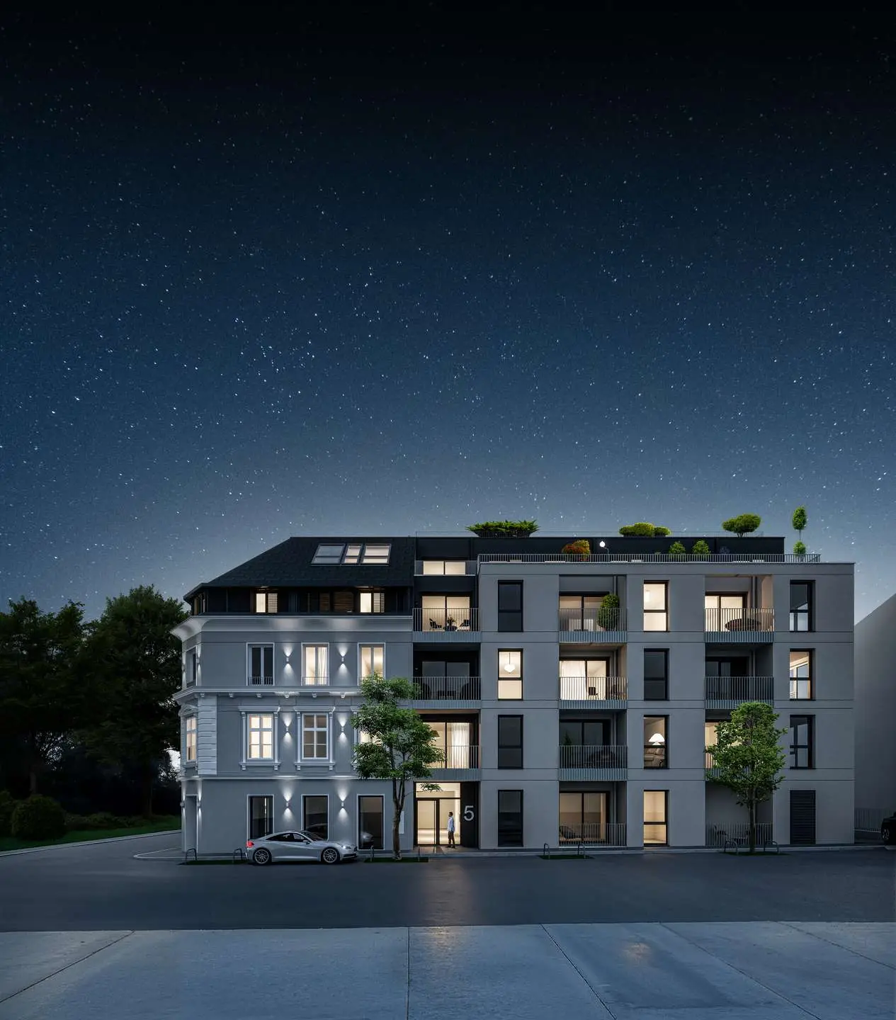 Erstbezug Wohnung mit Loggia und Abendsonne