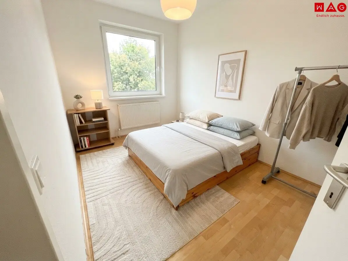 56 m² to feel at home – 2-room apartment with loggia on the 5th floor
