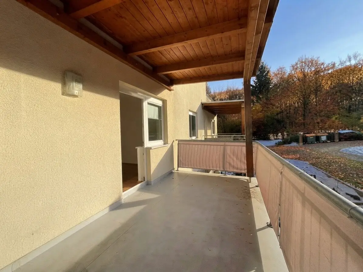 Schöner Naturblick - sonnige 3ZI mit großem Balkon, Carport
