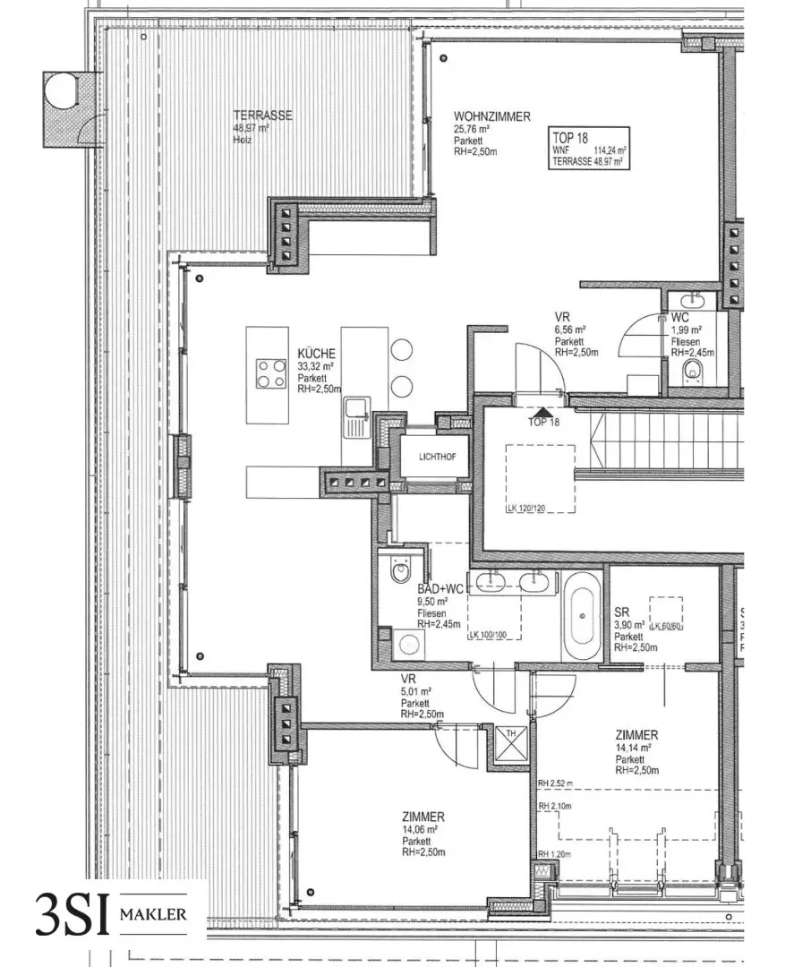 The Heights: Wohnen mit Aussicht – außergewöhnliches Dachgeschoss mit großzügigen Terrassen