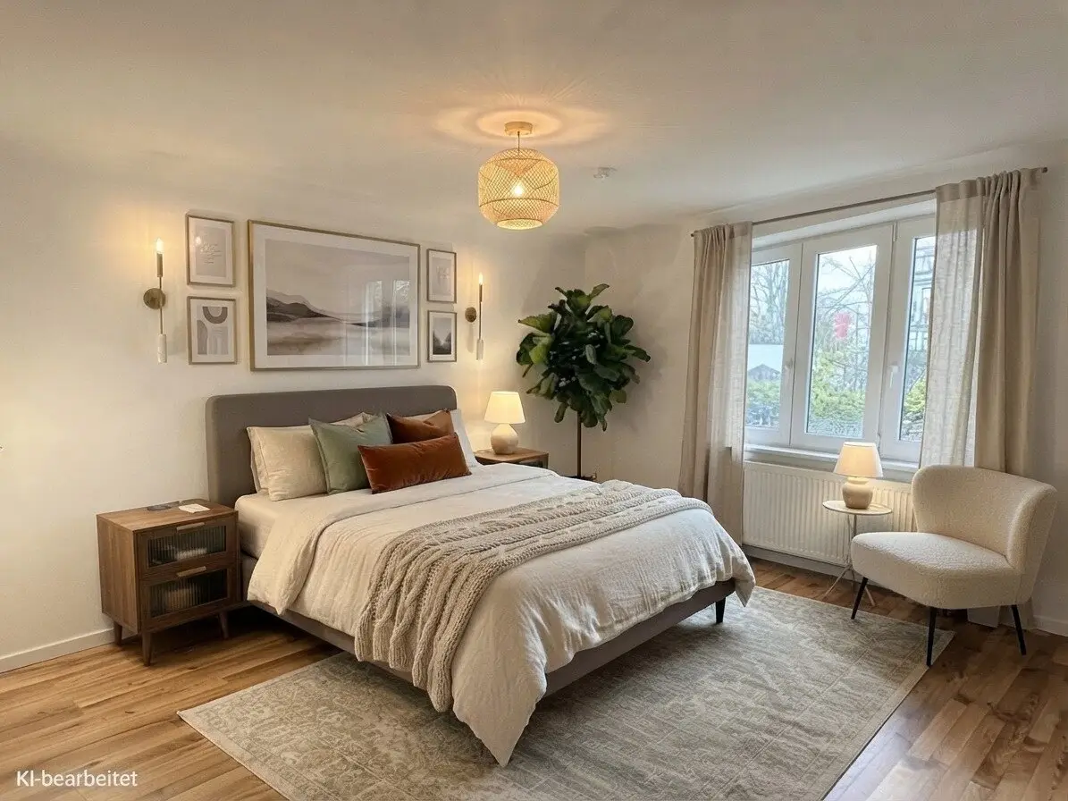 Urban and quiet - Newly renovated 2-room apartment with balcony