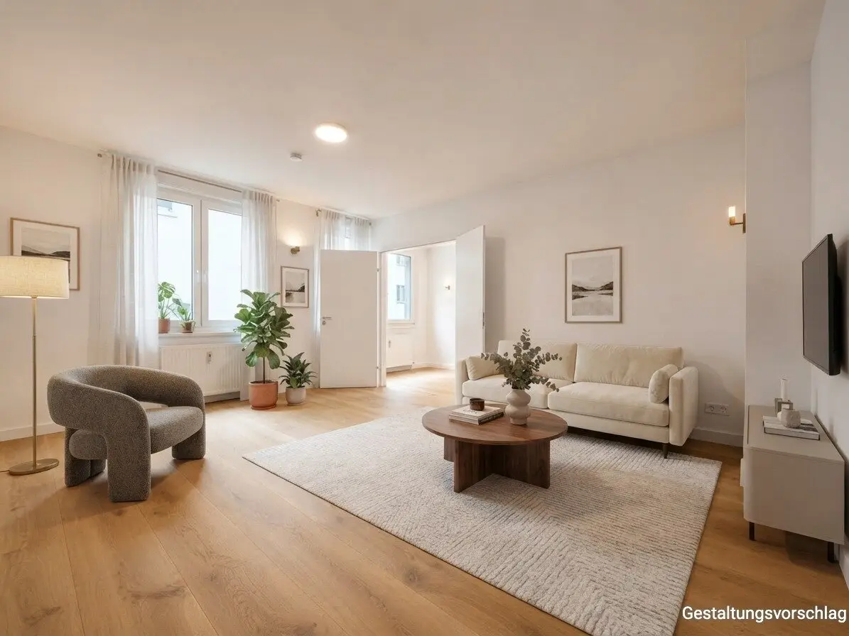 Fully renovated 3-room apartment - approx. 82 m², top location