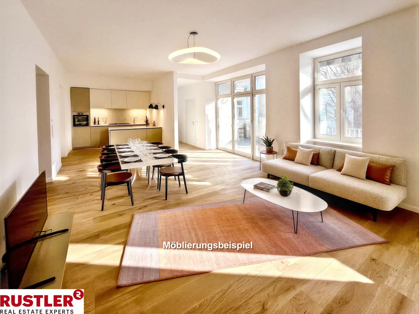 Wohnung with terrace and first occupancy near Kutschkermarkt