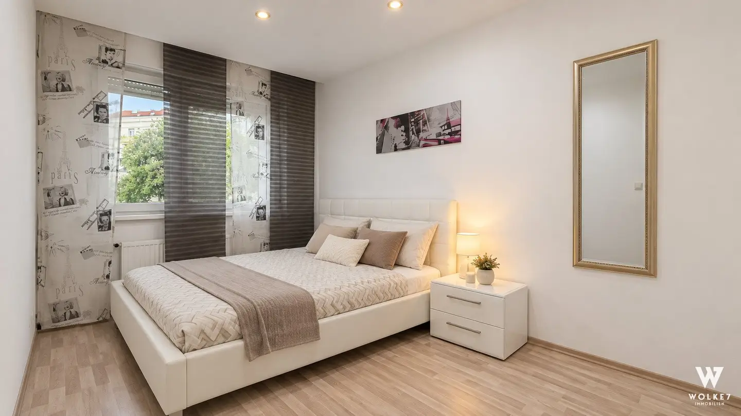 Modernisierte 4-Zimmer-Wohnung mit Loggia und Parkblick I Nahe Donauinsel und Donaukanal