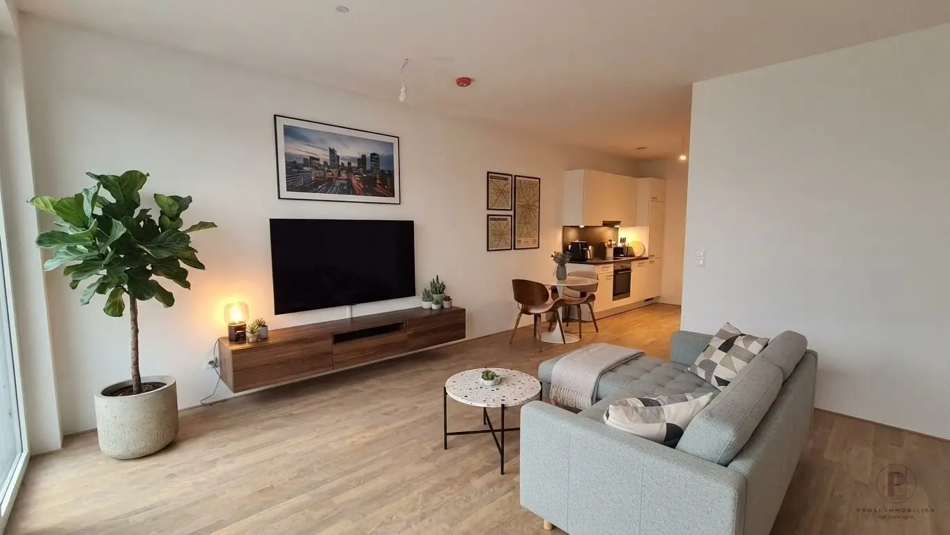 Modern 2-room new build apartment including kitchen and lift available immediately directly opposite Messe Graz